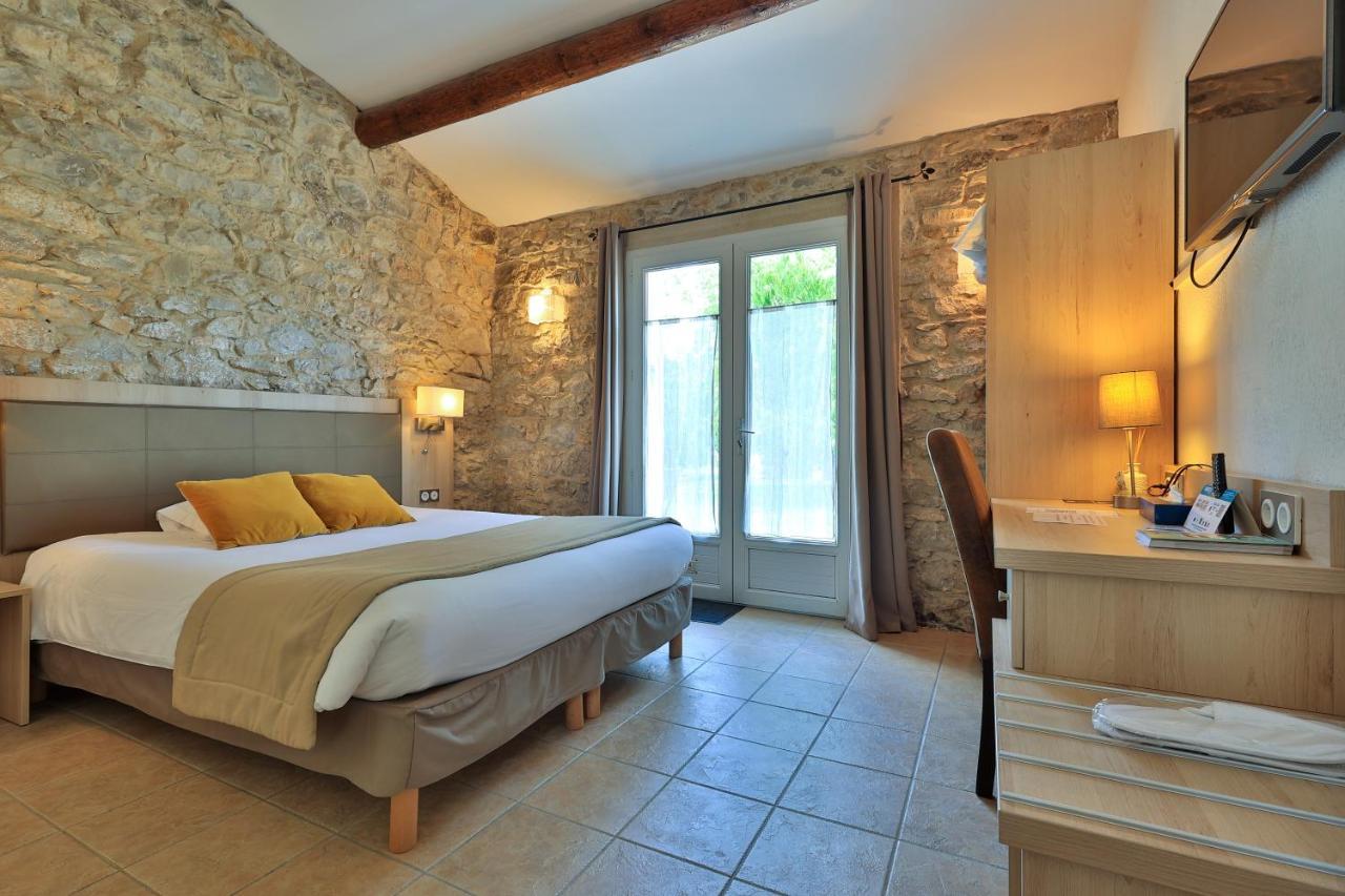 Logis Hôtel&Spa Déjeunez Sous L'Arbre Rousset (Bouches-du-Rhone) Exterior foto